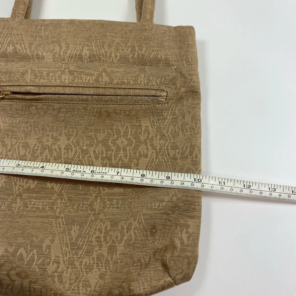 Guess Golden Floral Pattern Tote Bag